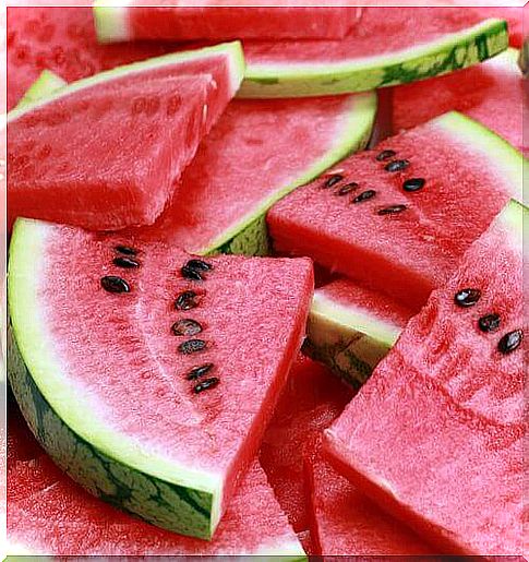 Watermelons for a healthy breakfast