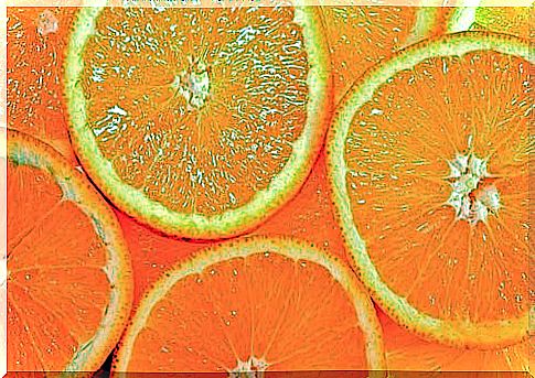 Oranges help with enlarged pores