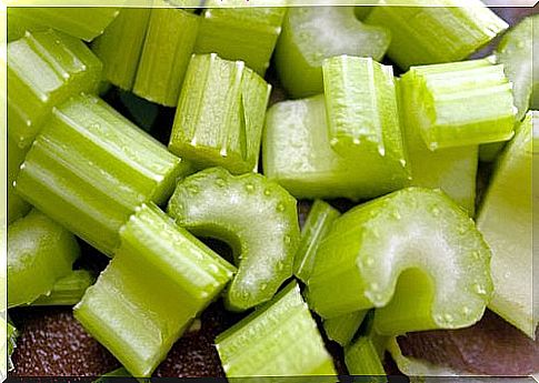 Crushed celery