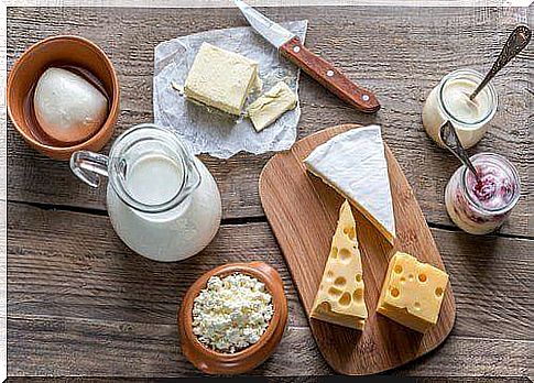 Dairy products should be avoided if you have stomach pain