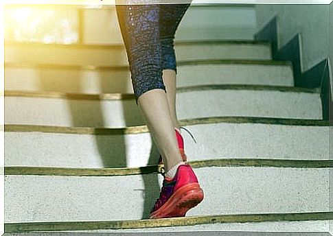 Stairs to burn calories