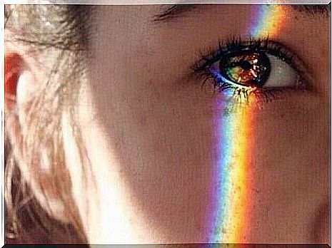 Body language and gaze with a rainbow in mind