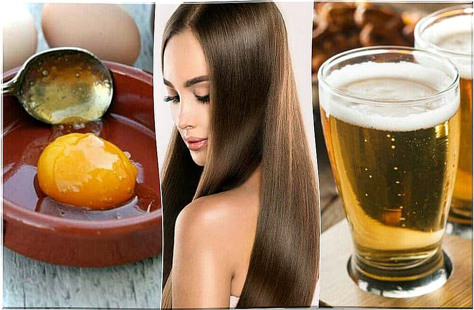 Hair treatment with egg and beer for a silky shine