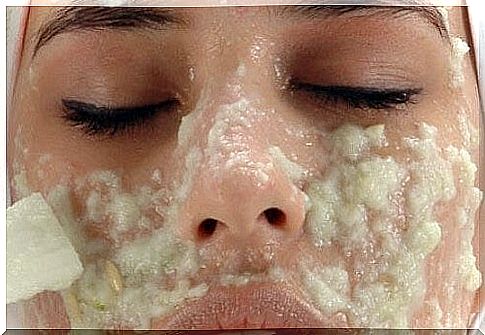 Homemade cream against skin spots