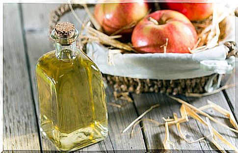 Apple cider vinegar can help with hot flashes