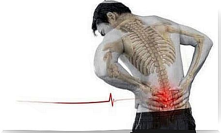 The displacement of the vertebrae usually causes severe and frequent back pain