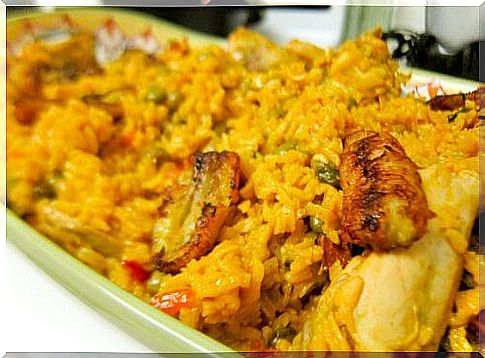 Recipe for rice with chicken