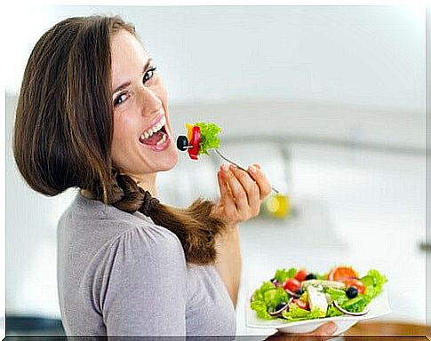 Stimulate hair growth with a healthy diet