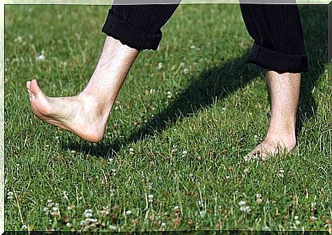 Walk barefoot