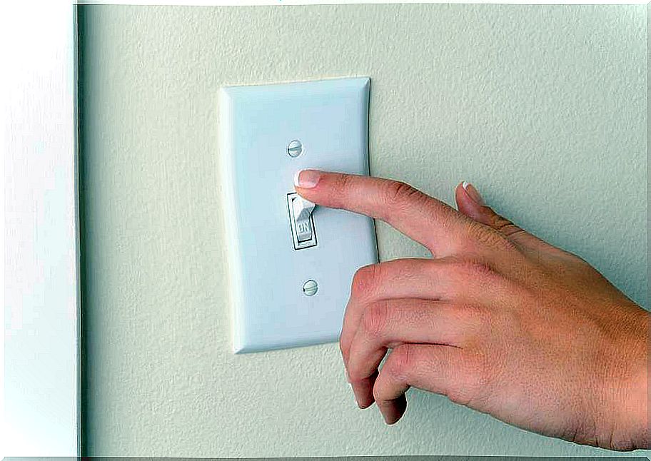Clean the light switch regularly